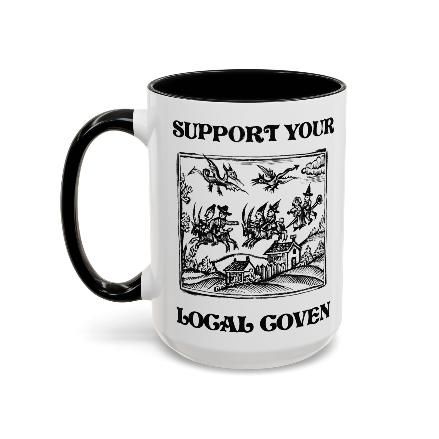 Support Your Local Coven Witchy Mug - Starry Skies Austin