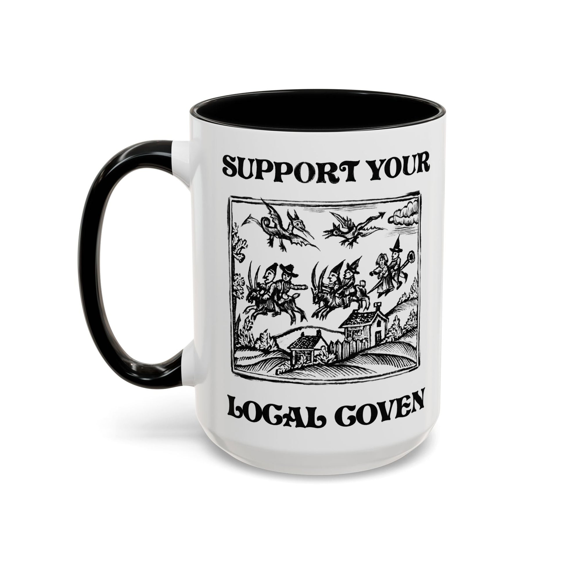 Support Your Local Coven Witchy Mug - Starry Skies Austin