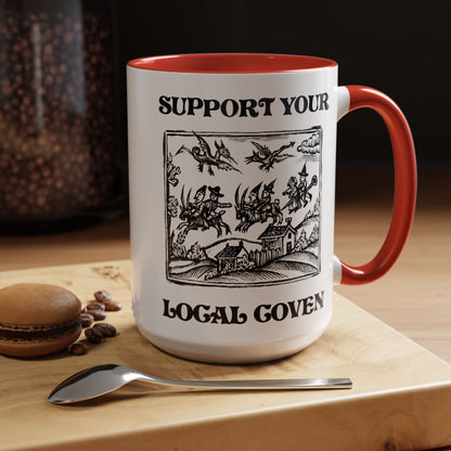 Support Your Local Coven Witchy Mug - Starry Skies Austin