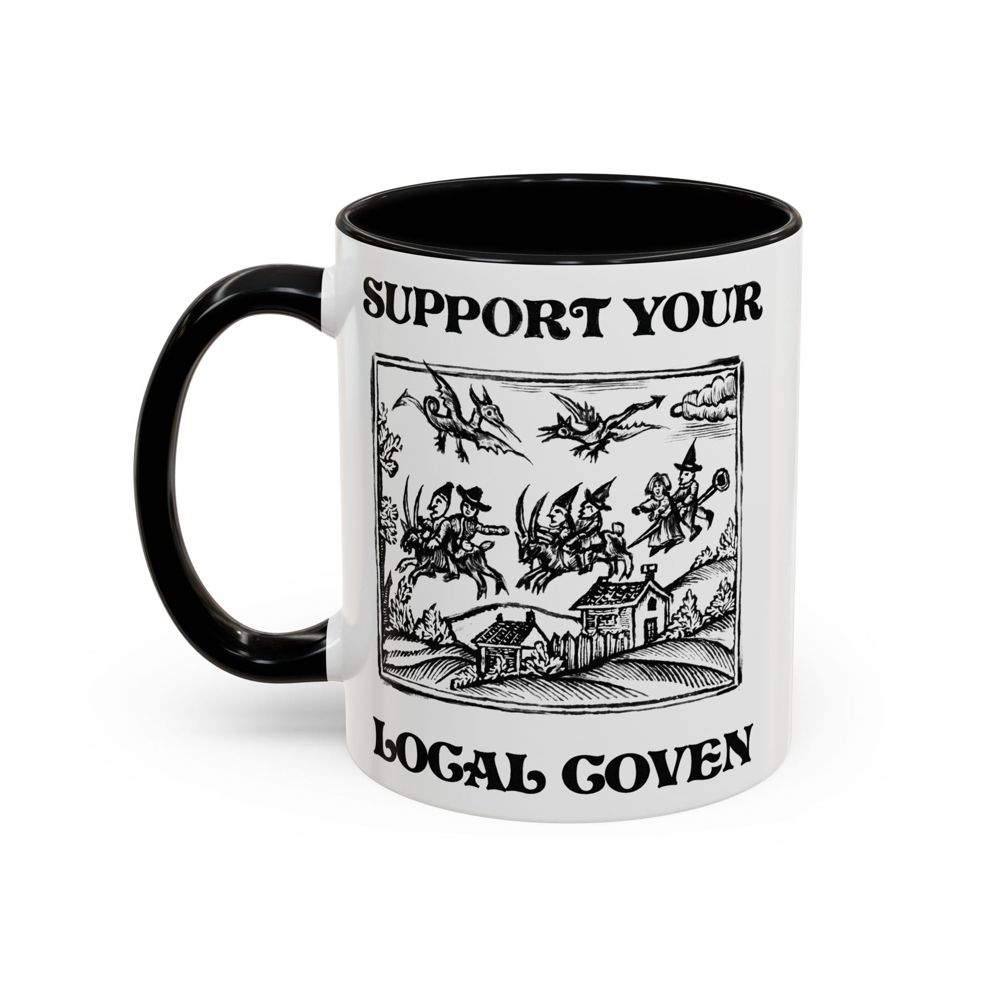 Support Your Local Coven Witchy Mug - Starry Skies Austin