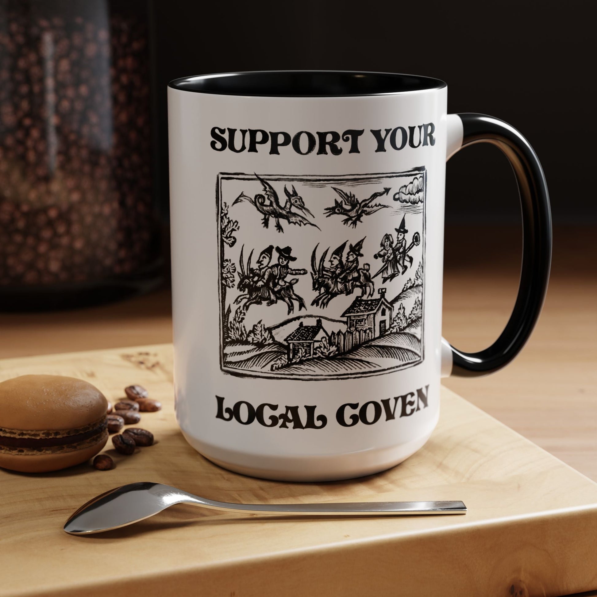 Support Your Local Coven Witchy Mug - Starry Skies Austin