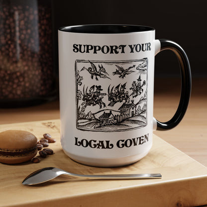 Support Your Local Coven Witchy Mug - Starry Skies Austin