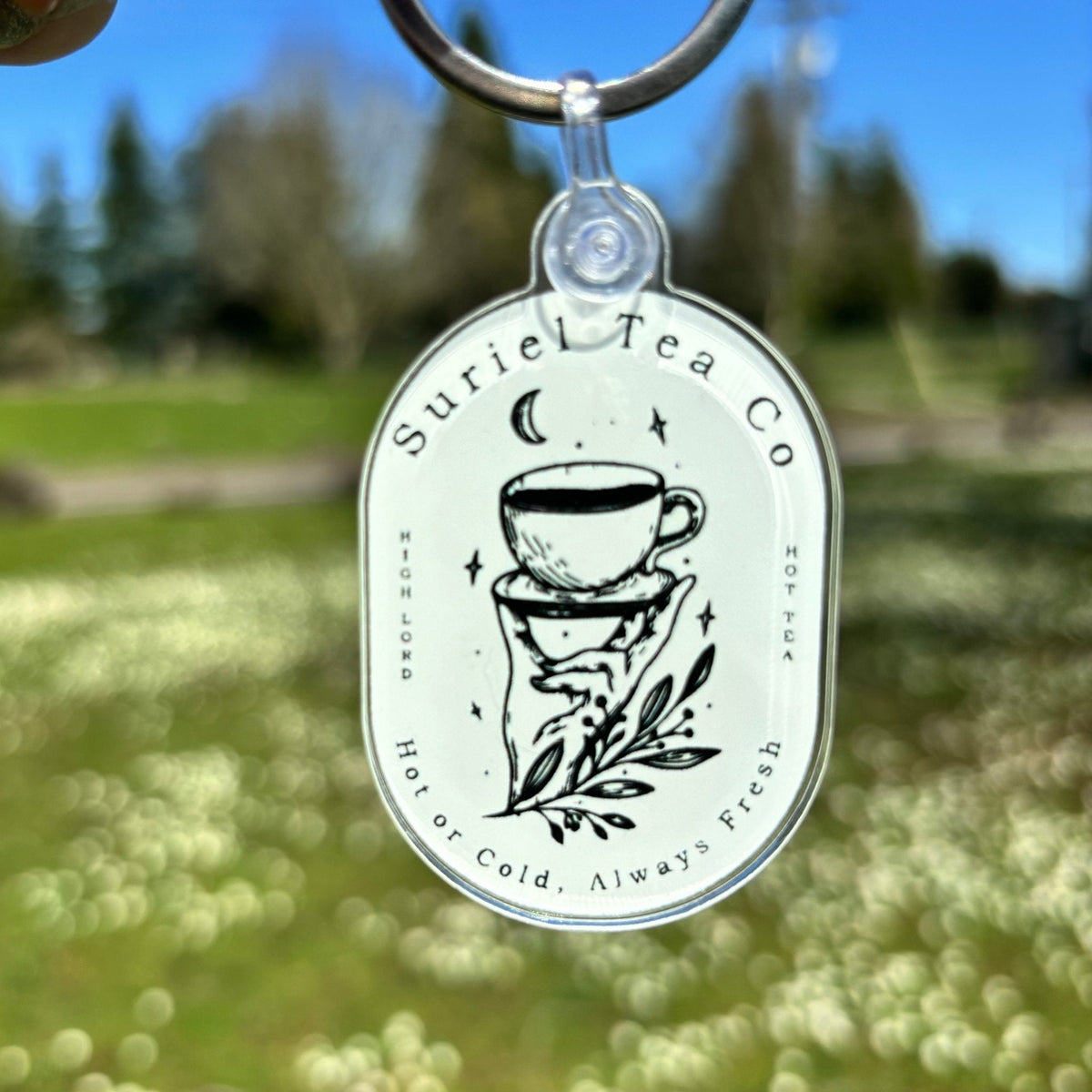 Suriel Tea Company Keychain - Starry Skies Austin