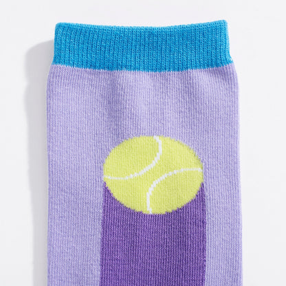 Tennis Ball Crew Socks - Starry Skies Austin
