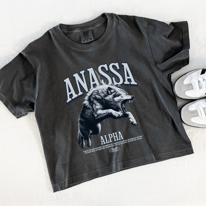 The Alpha Crop Tee - Starry Skies Austin