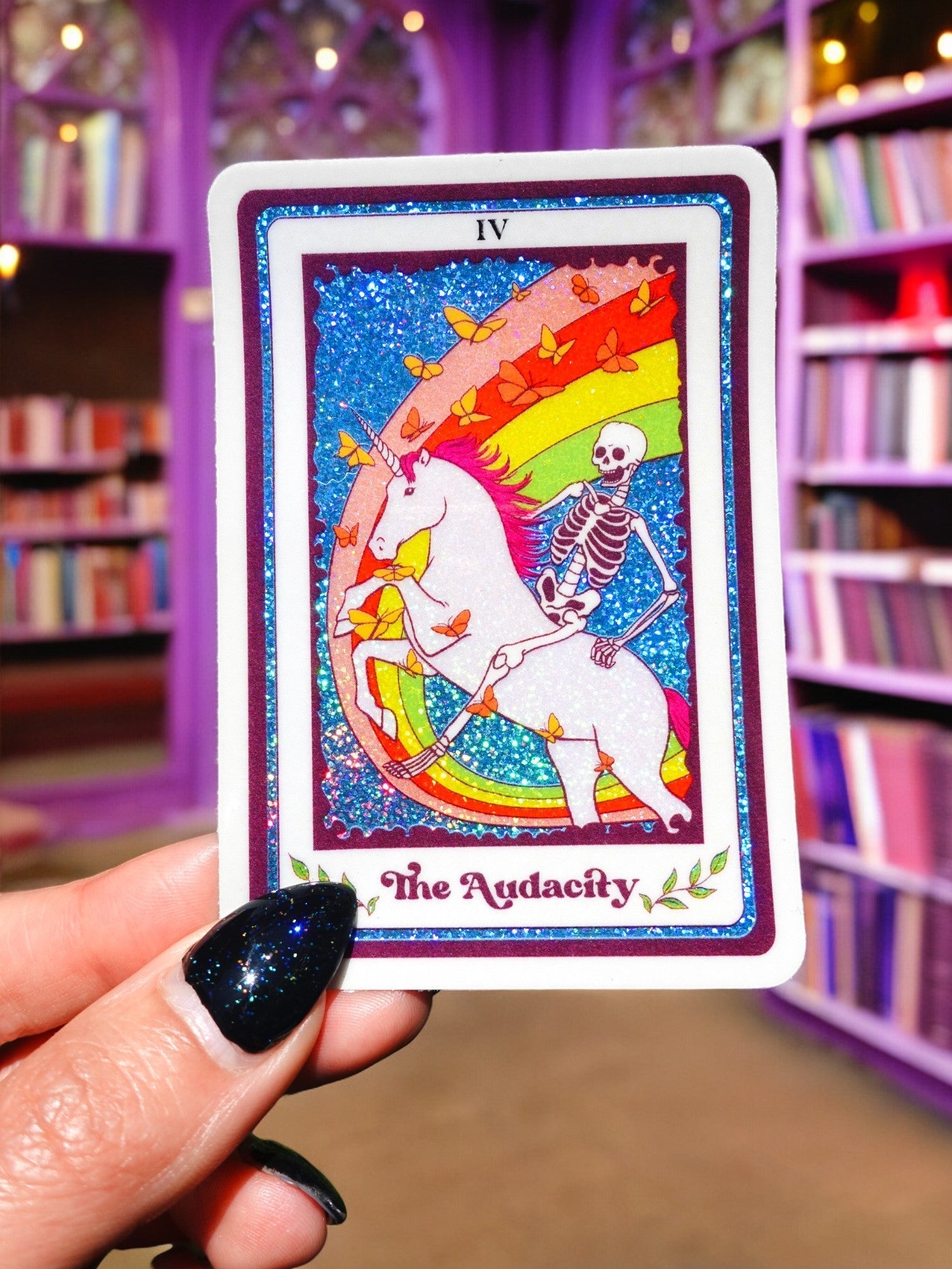 The Audacity Tarot Sticker - Starry Skies Austin