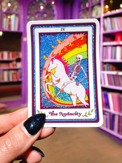 The Audacity Tarot Sticker - Starry Skies Austin