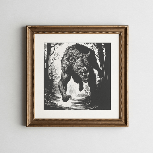 The Beast of Bray Road – Fine Art Reproduction Print - Starry Skies Austin