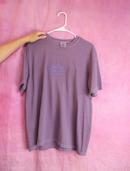 "The Book Lovers Society" Embroidered Shirt - Starry Skies Austin