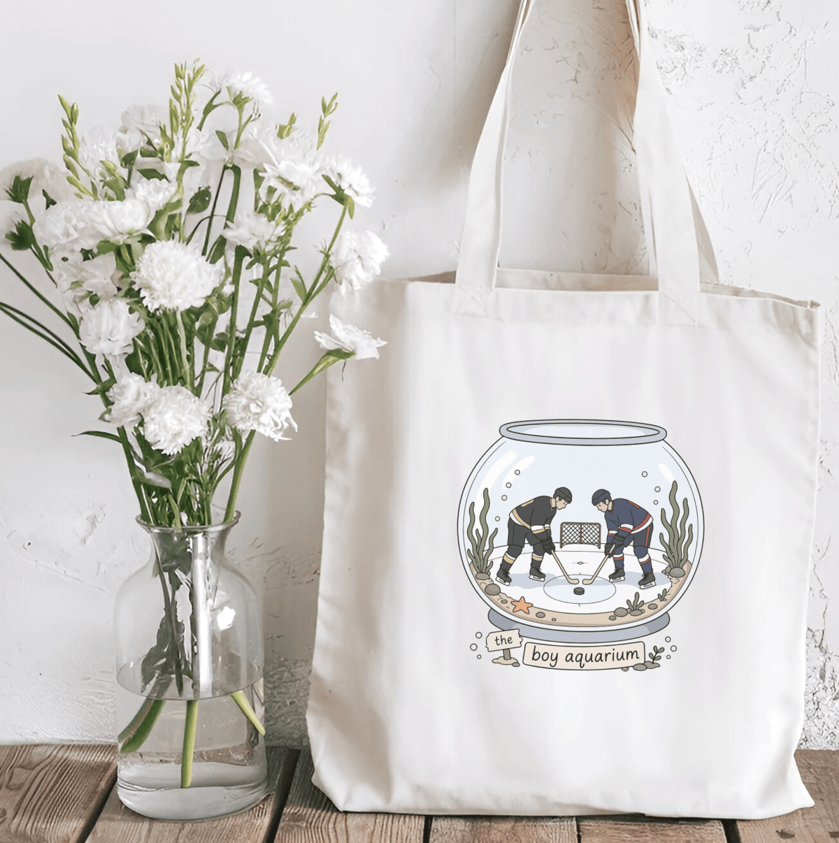 The Boy Aquarium Sublimated Canvas Tote Bag - Starry Skies Austin