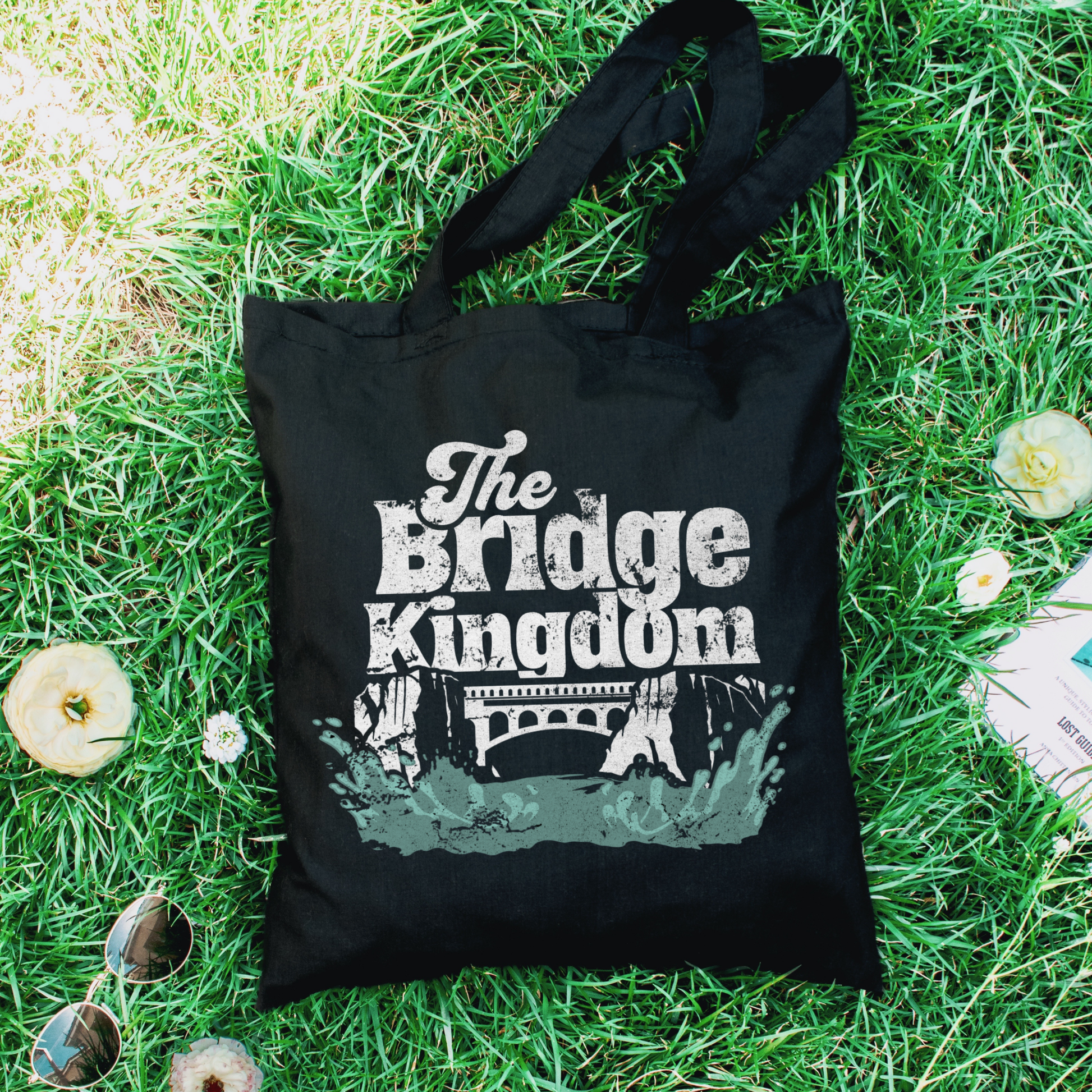 The Bridge Kingdom Canvas Tote - Starry Skies Austin