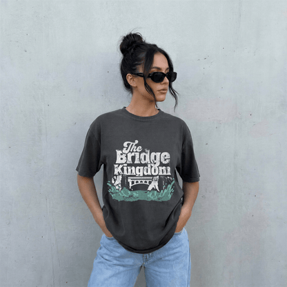 The Bridge Kingdom Oversized Tee - Starry Skies Austin
