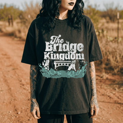 The Bridge Kingdom Oversized Tee - Starry Skies Austin