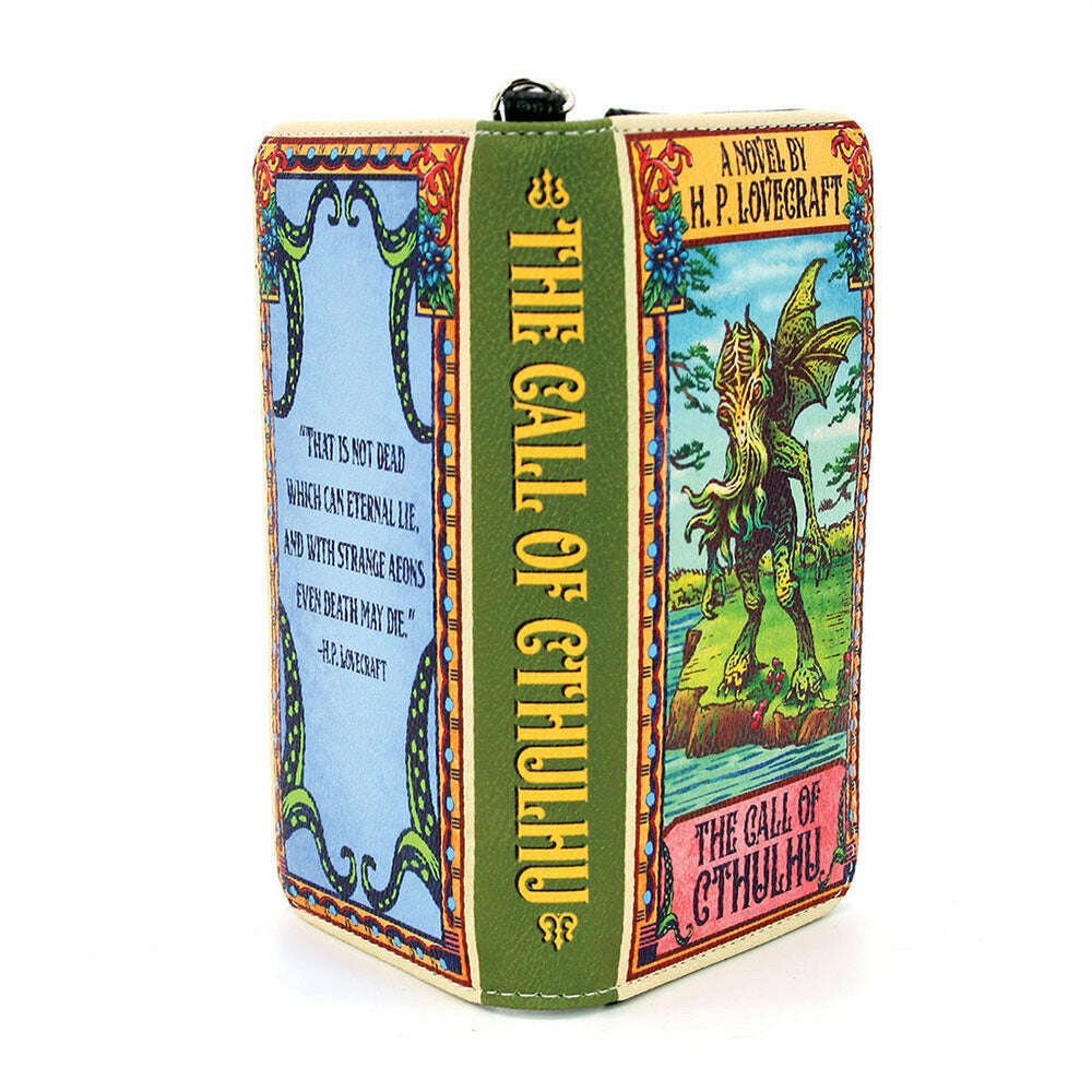 The Call Of Cthulhu Book Wallet Wristlet - Starry Skies Austin