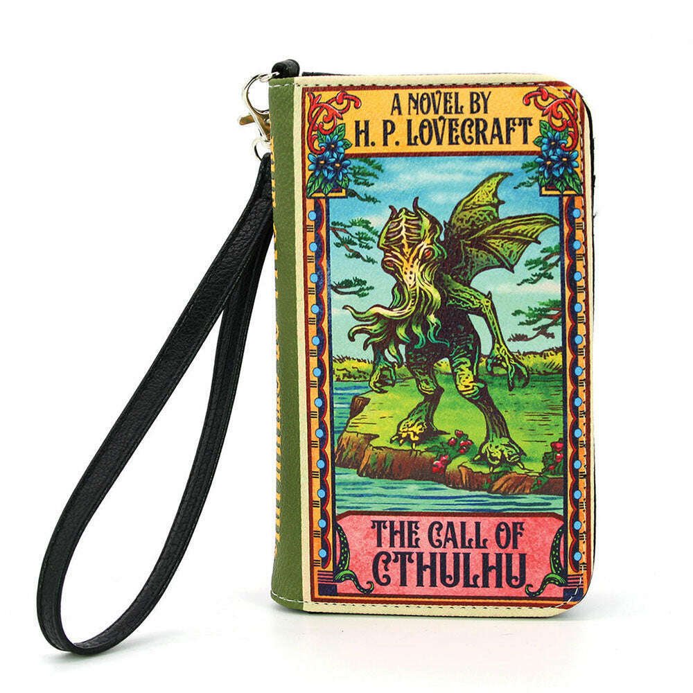 The Call Of Cthulhu Book Wallet Wristlet - Starry Skies Austin