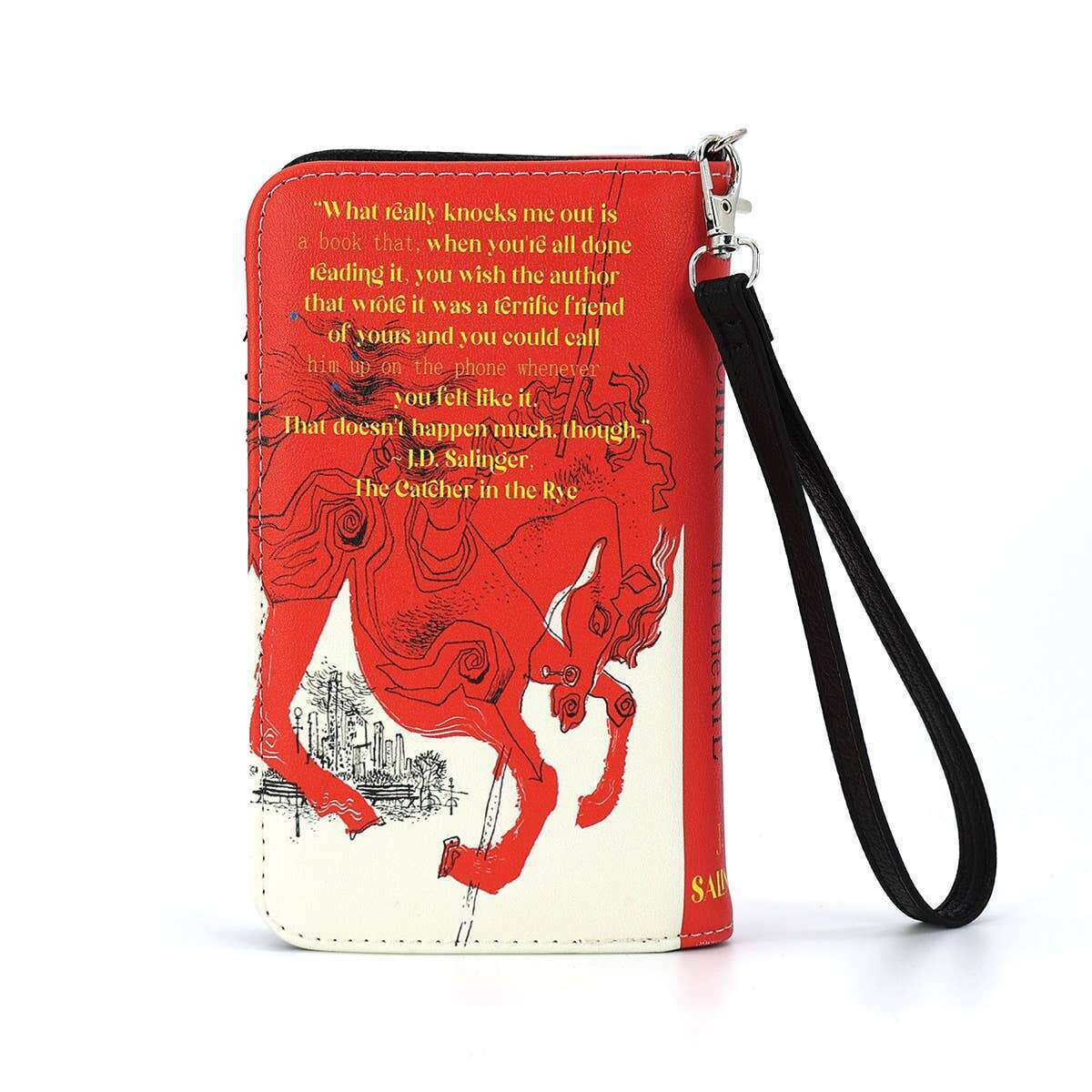 The Catcher in the Rye Book Wallet Wristlet - Starry Skies Austin