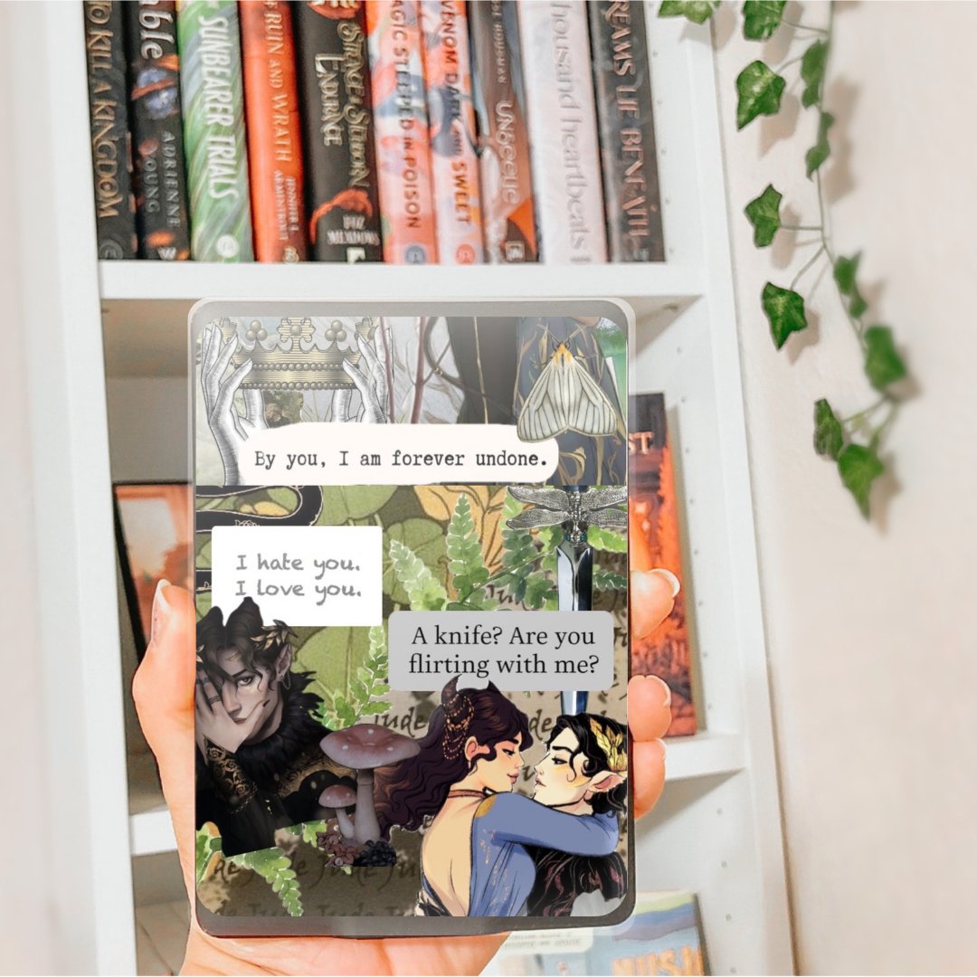 The Cruel Prince Inspired Collage Kindle Paperwhite Insert - Starry Skies Austin