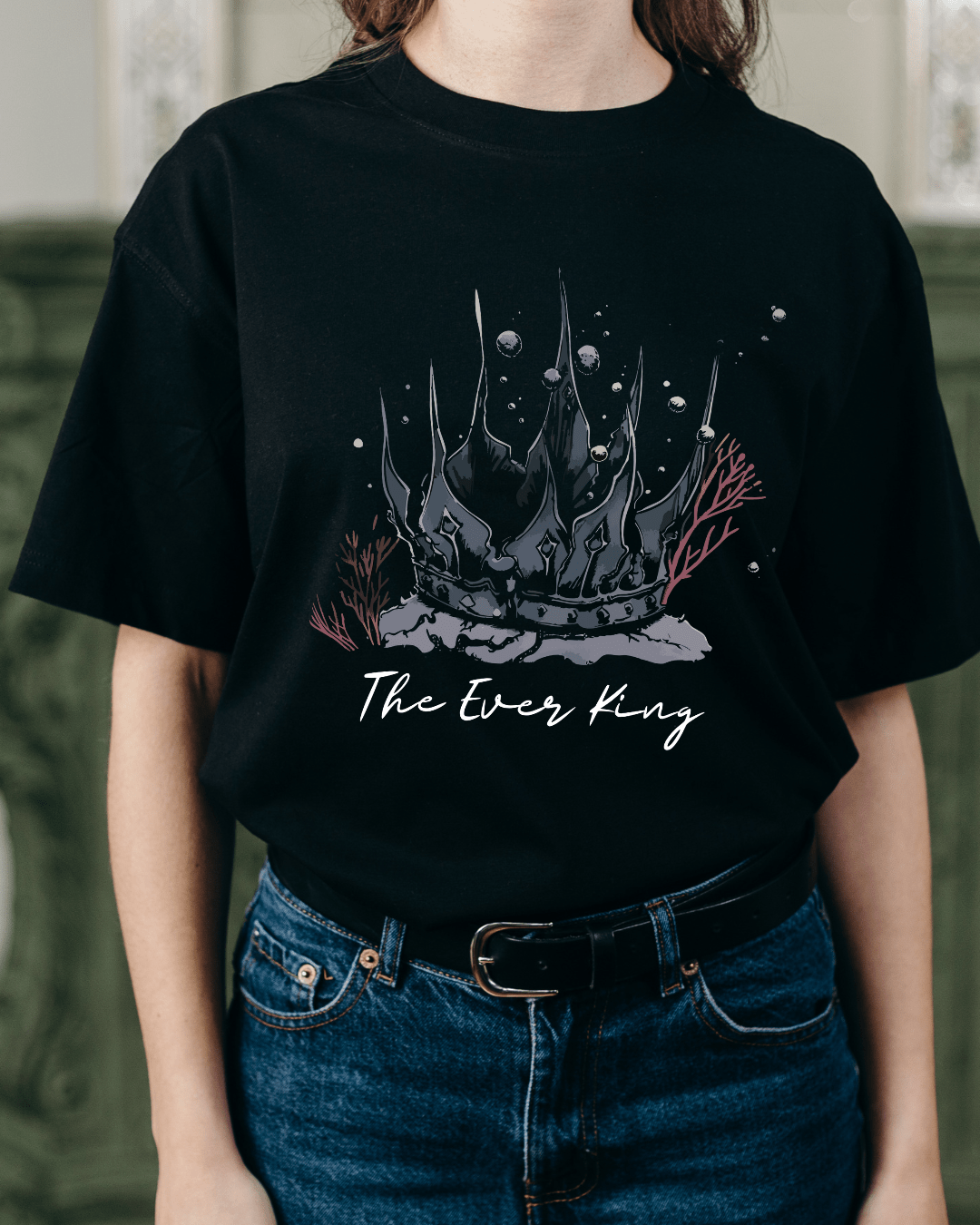 The Ever King Crown Softstyle Tee - Starry Skies Austin