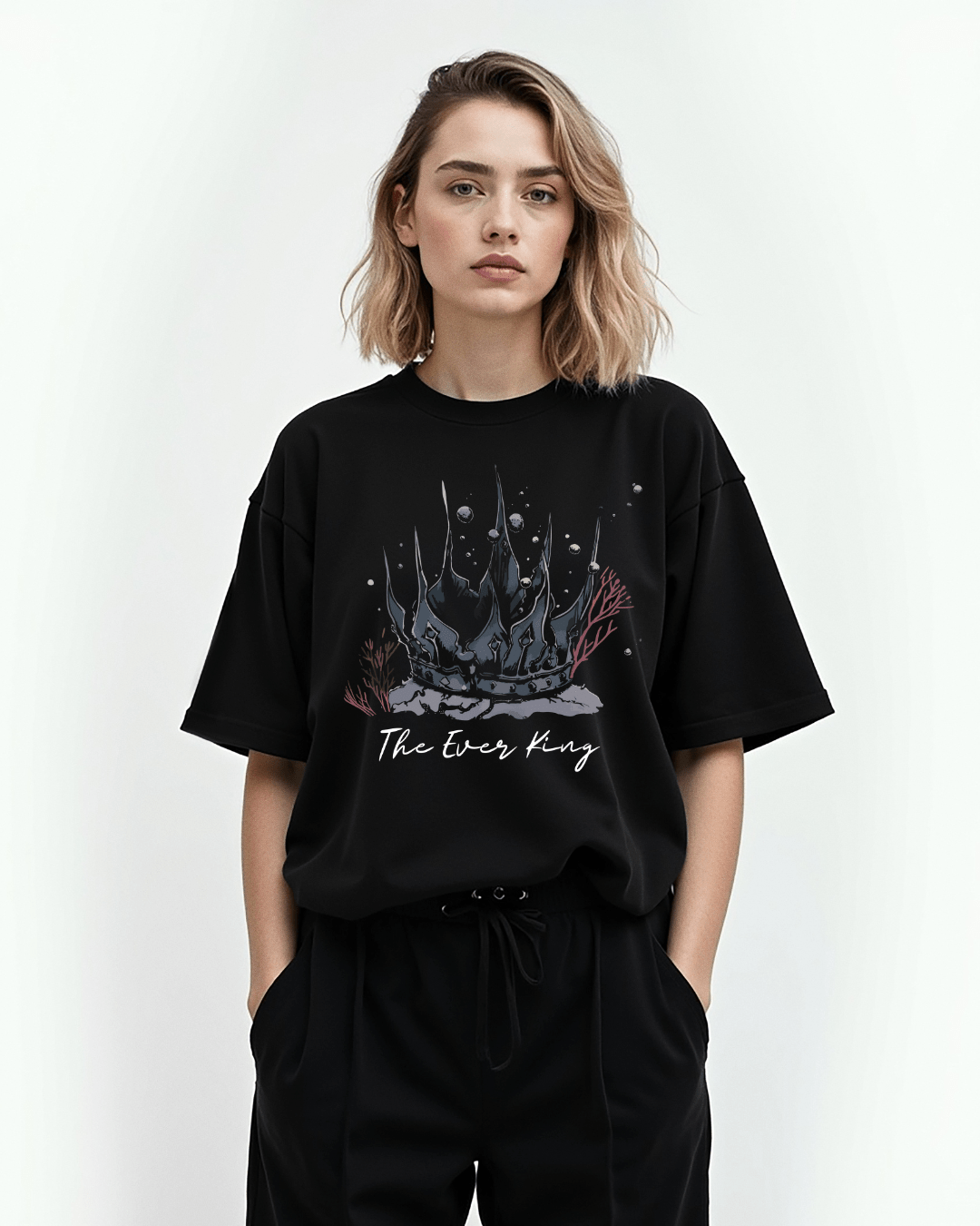 The Ever King Crown Softstyle Tee - Starry Skies Austin
