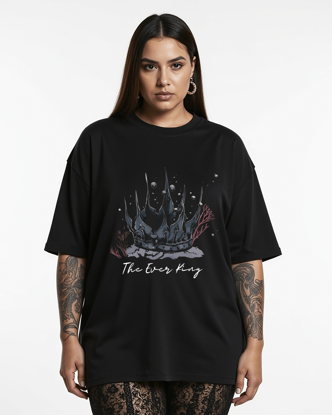 The Ever King Crown Softstyle Tee - Starry Skies Austin