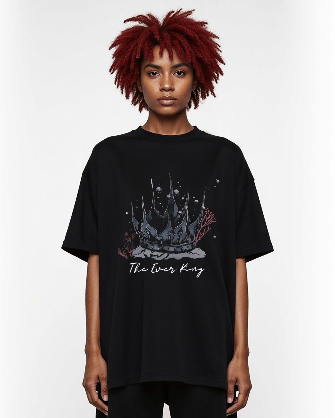 The Ever King Crown Softstyle Tee - Starry Skies Austin