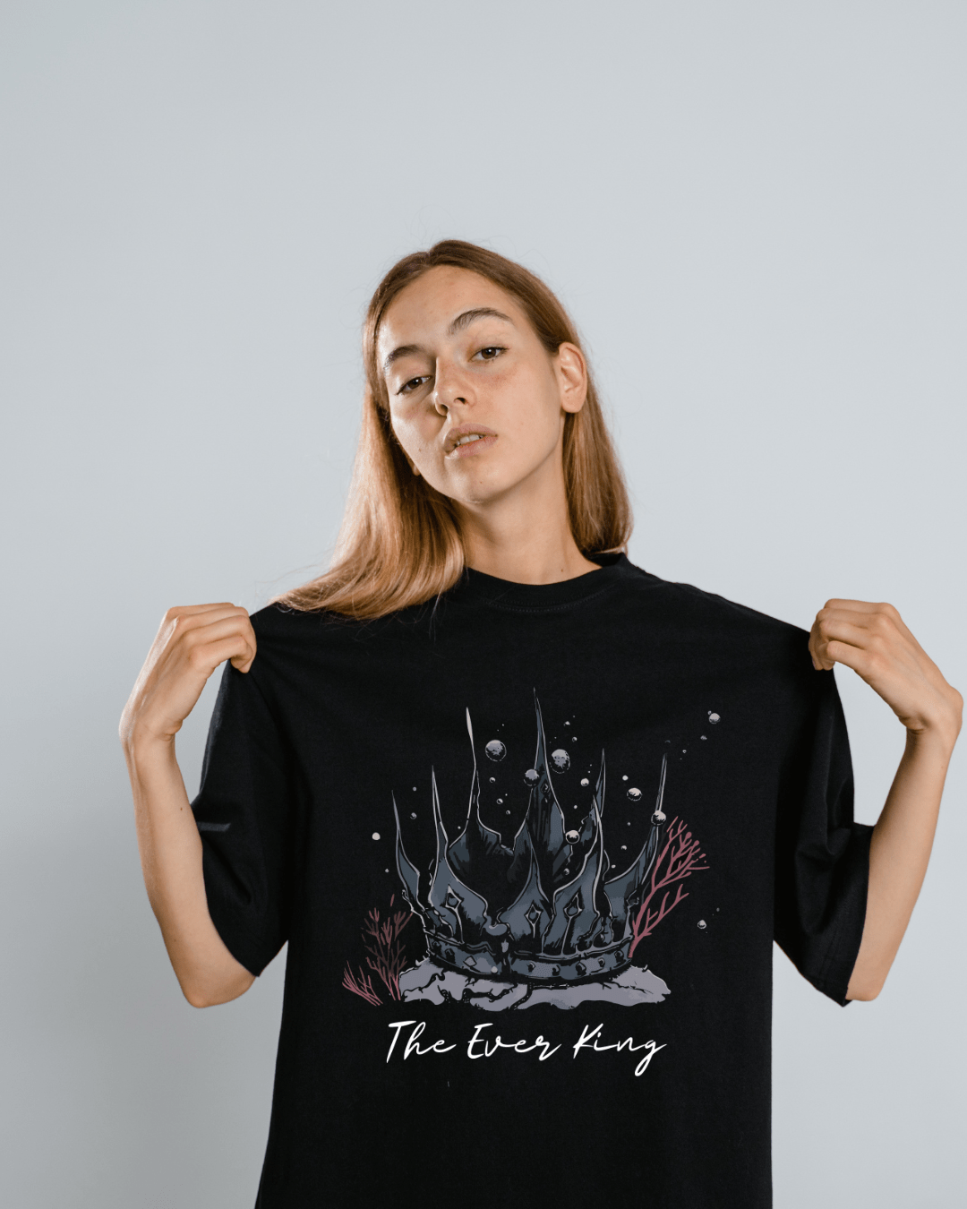 The Ever King Crown Softstyle Tee - Starry Skies Austin