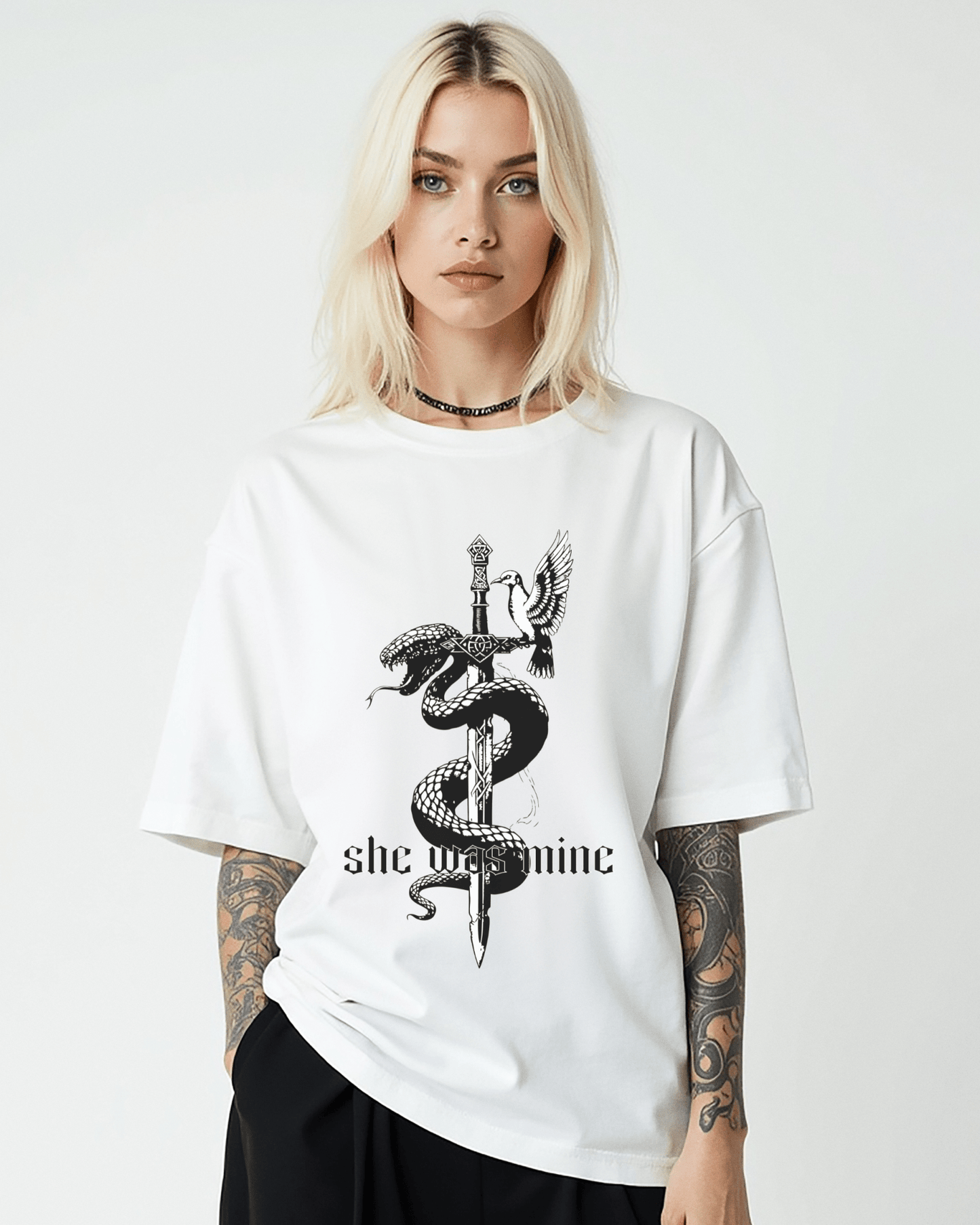 The Ever Seas Serpent & Songbird Softstyle Tee - Starry Skies Austin