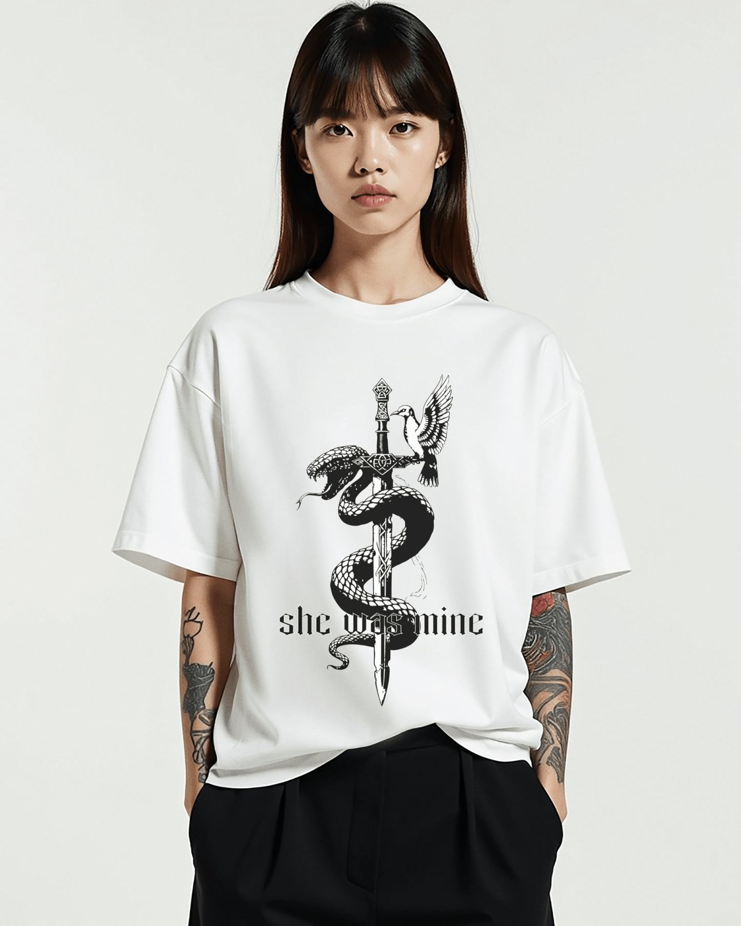 The Ever Seas Serpent & Songbird Softstyle Tee - Starry Skies Austin