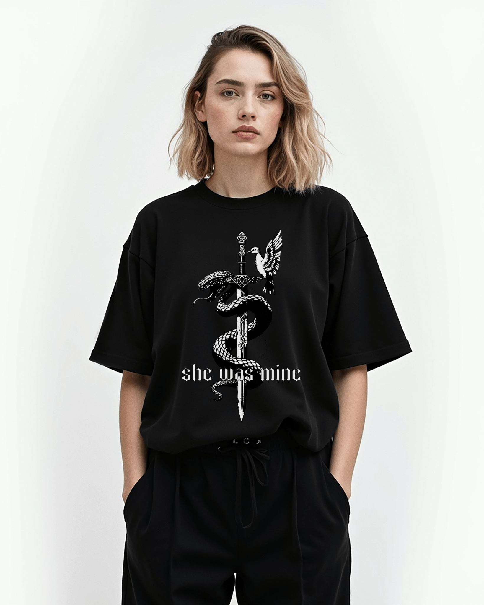 The Ever Seas Serpent & Songbird Softstyle Tee - Starry Skies Austin