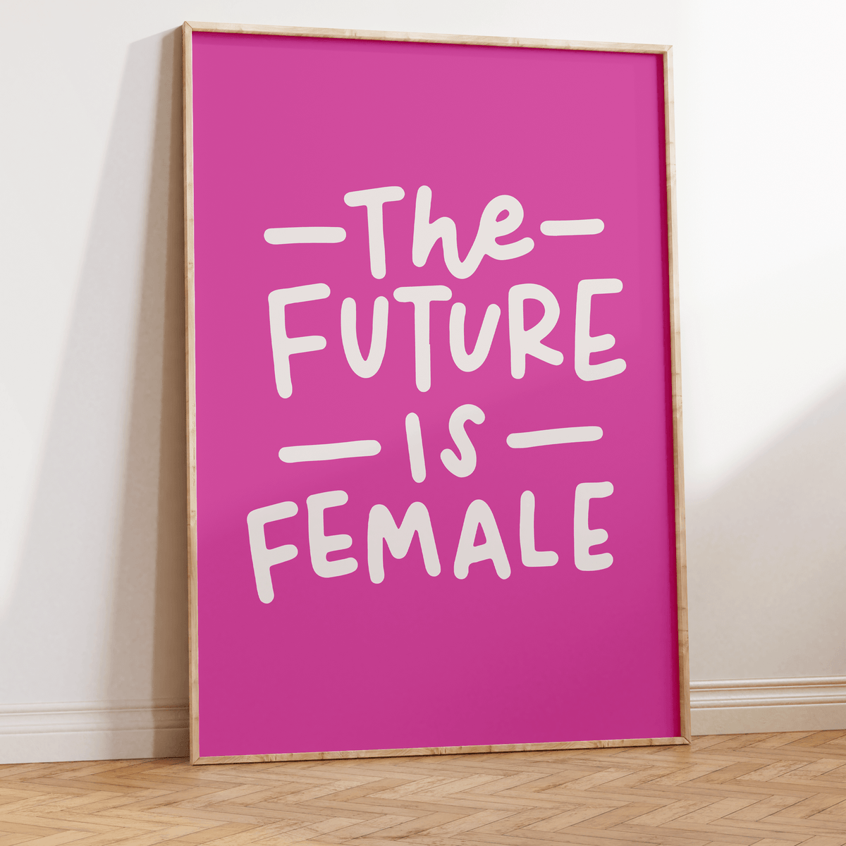 The Future Is Female Unframed Art Print - Starry Skies Austin