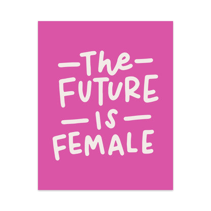 The Future Is Female Unframed Art Print - Starry Skies Austin