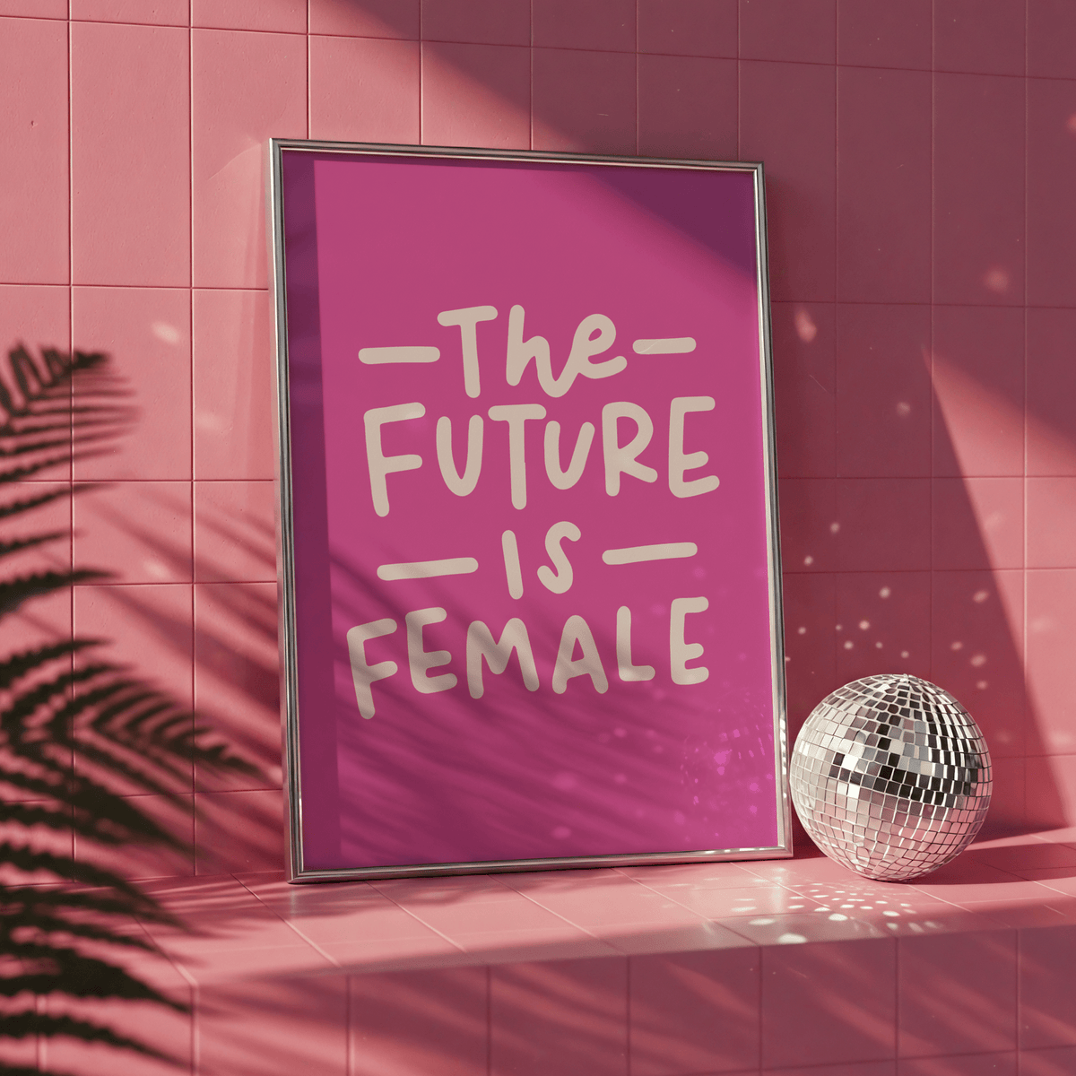The Future Is Female Unframed Art Print - Starry Skies Austin