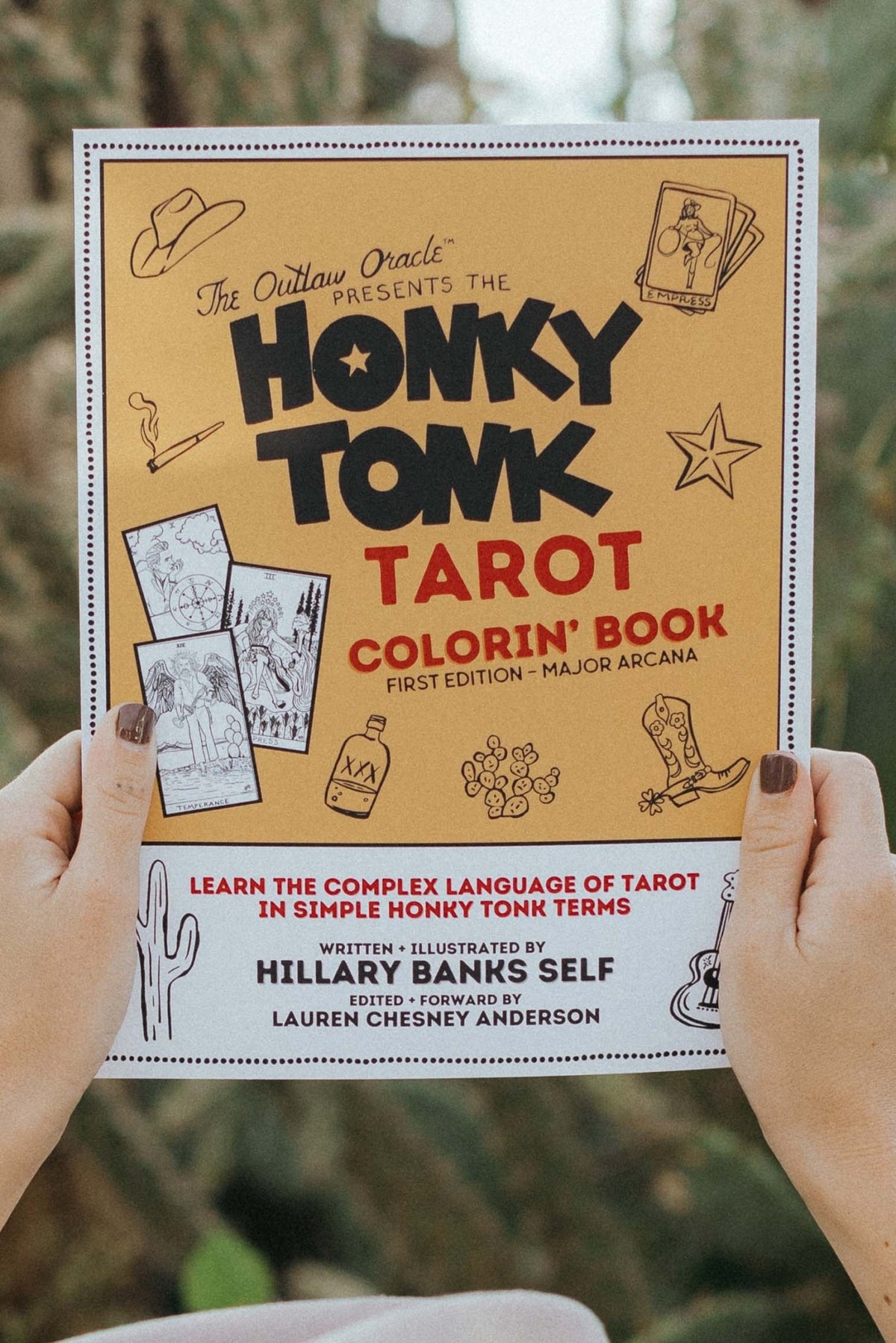 The Honky Tonk Tarot Colorin' Book - First Edition - Starry Skies Austin
