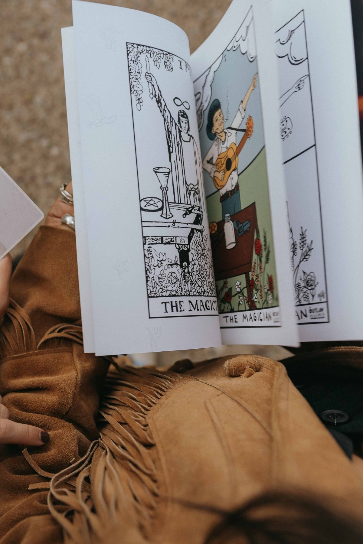 The Honky Tonk Tarot Colorin' Book - First Edition - Starry Skies Austin