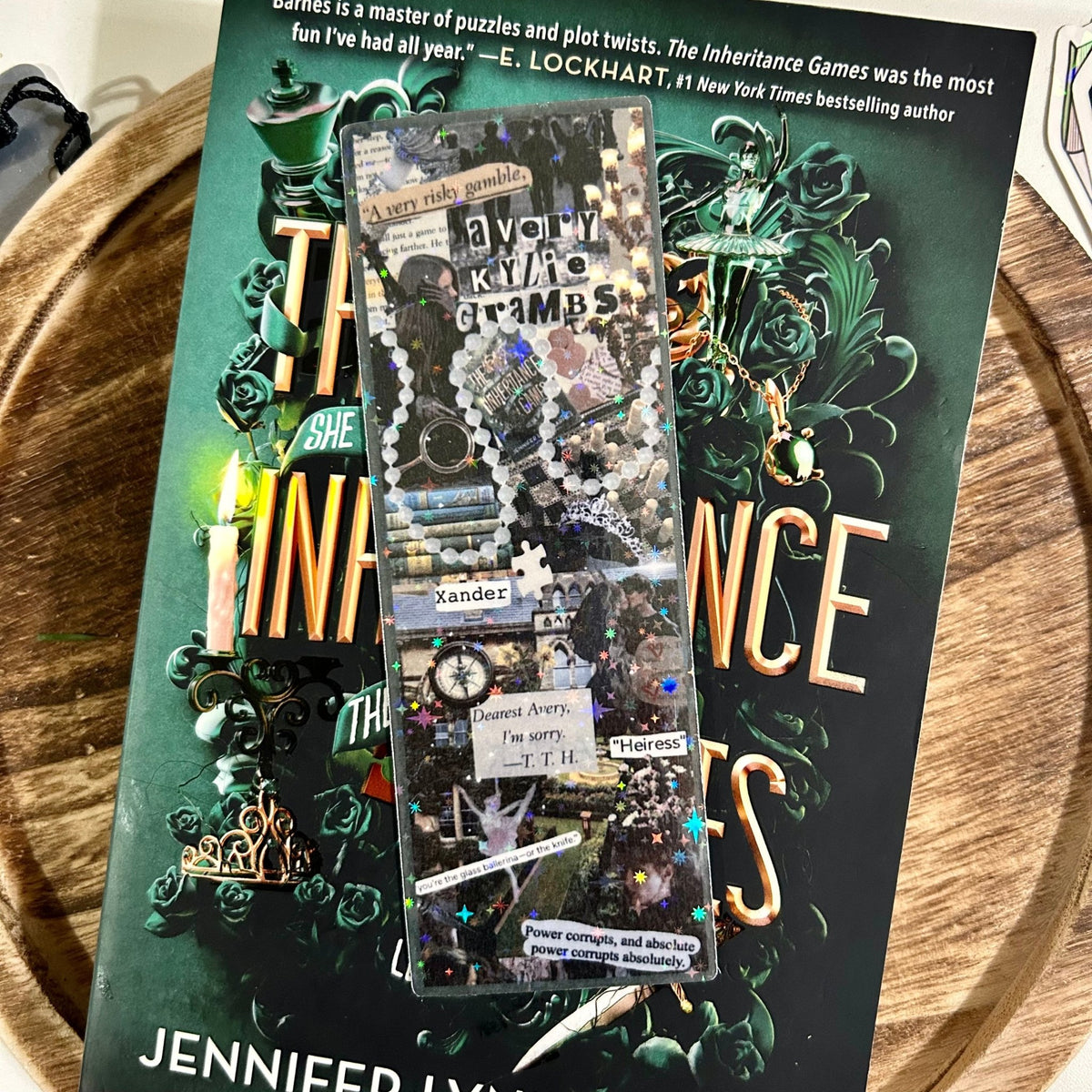 The Inheritance Games Collage Bookmark - Starry Skies Austin
