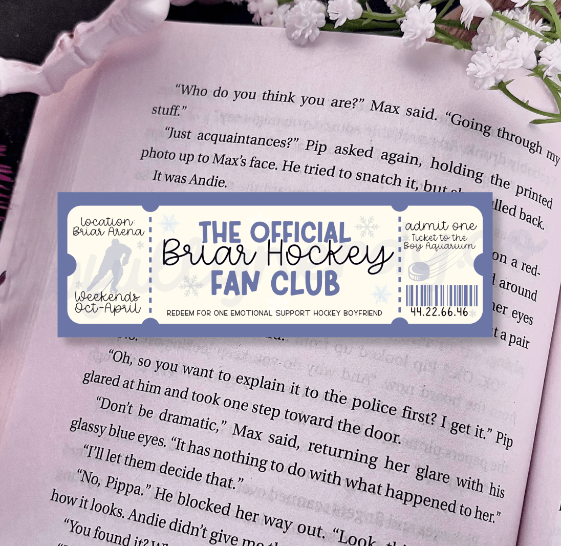 The Official Briar Hockey Fan Club Bookmark - Starry Skies Austin