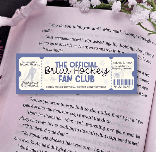 The Official Briar Hockey Fan Club Bookmark - Starry Skies Austin