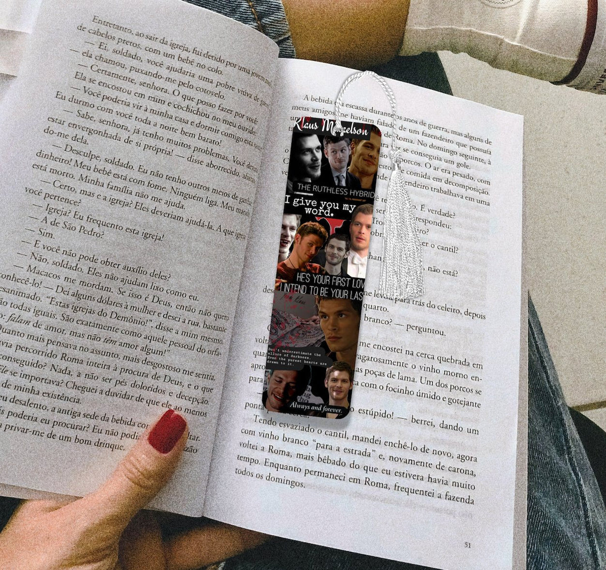 The Original Hot Vampire Guy Bookmark - Starry Skies Austin