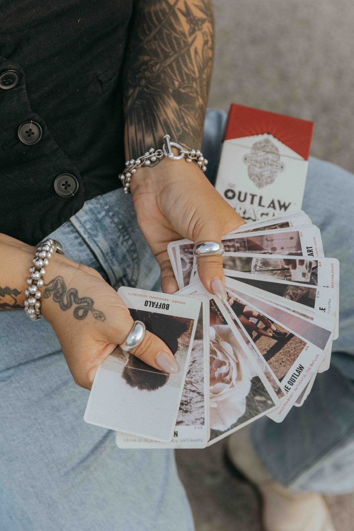 The Outlaw Oracle Card Deck - Starry Skies Austin