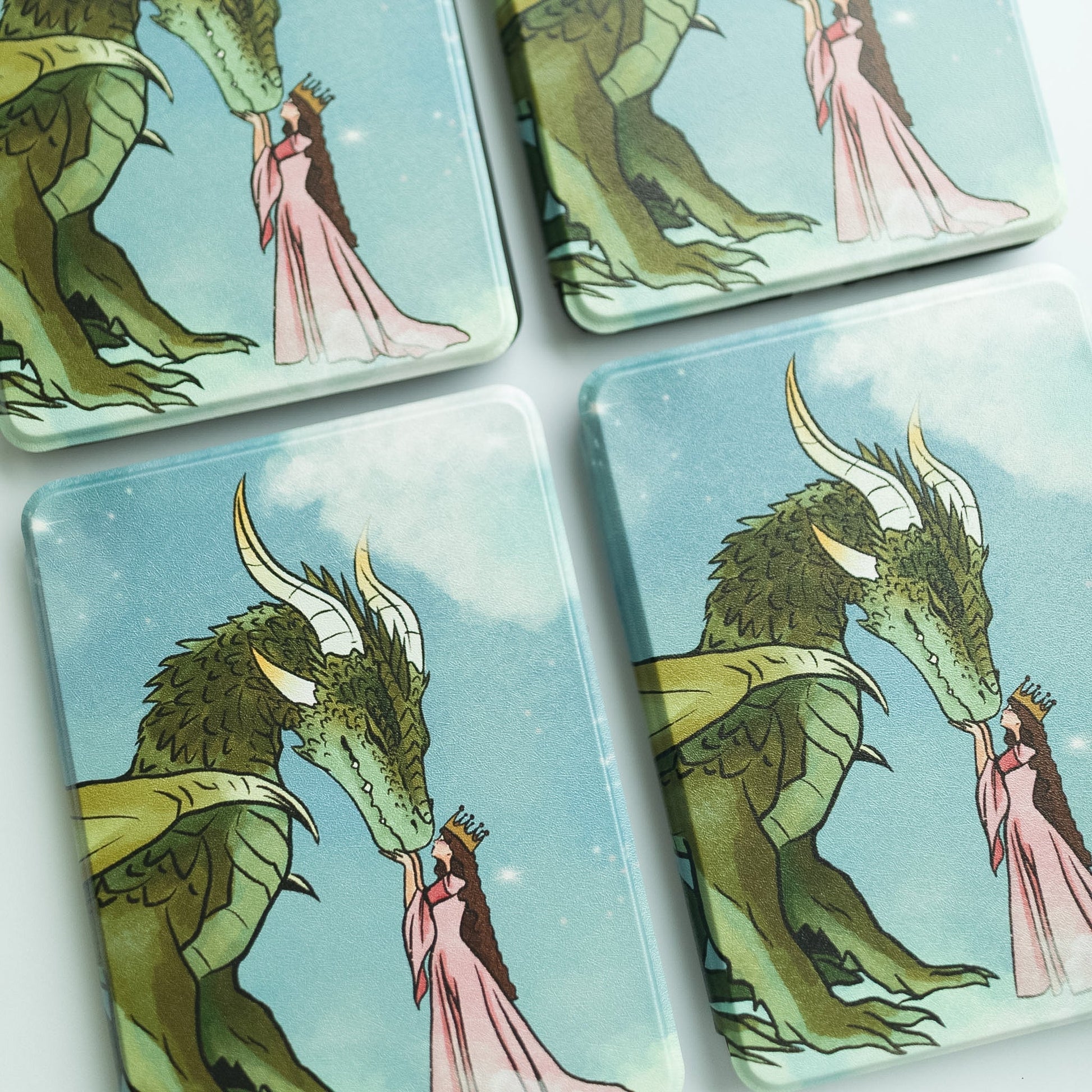 The Princess and Her Dragon Kindle Case - Starry Skies Austin