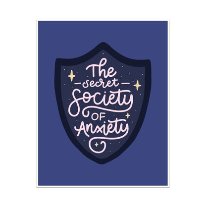 The Secret Society of Anxiety Unframed Art Print - Starry Skies Austin