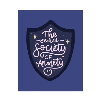 The Secret Society of Anxiety Unframed Art Print - Starry Skies Austin