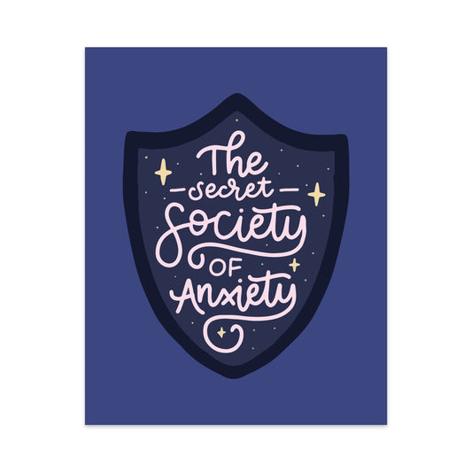 The Secret Society of Anxiety Unframed Art Print - Starry Skies Austin