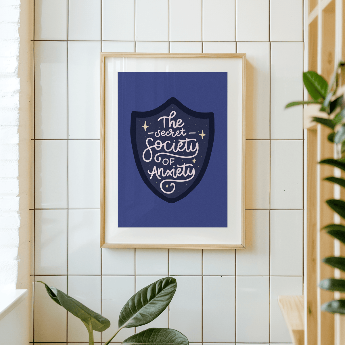 The Secret Society of Anxiety Unframed Art Print - Starry Skies Austin