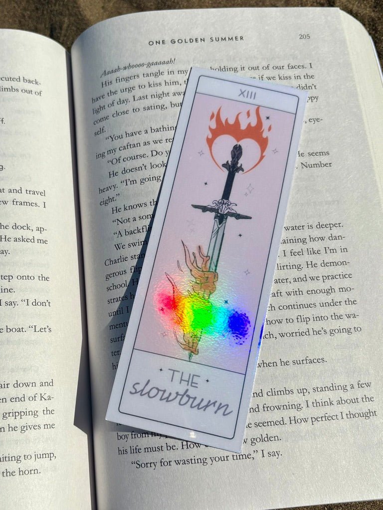 The Slowburn Tarot Card Sparkle Bookmark - Starry Skies Austin