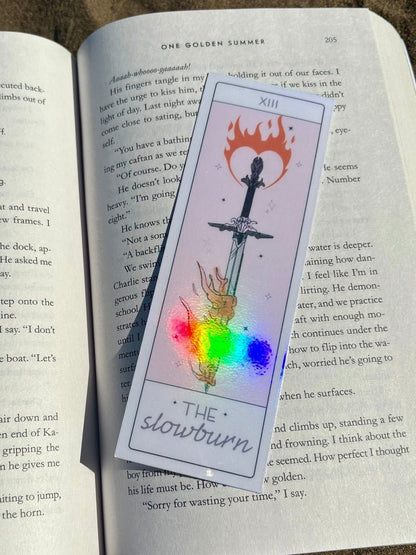 The Slowburn Tarot Card Sparkle Bookmark - Starry Skies Austin
