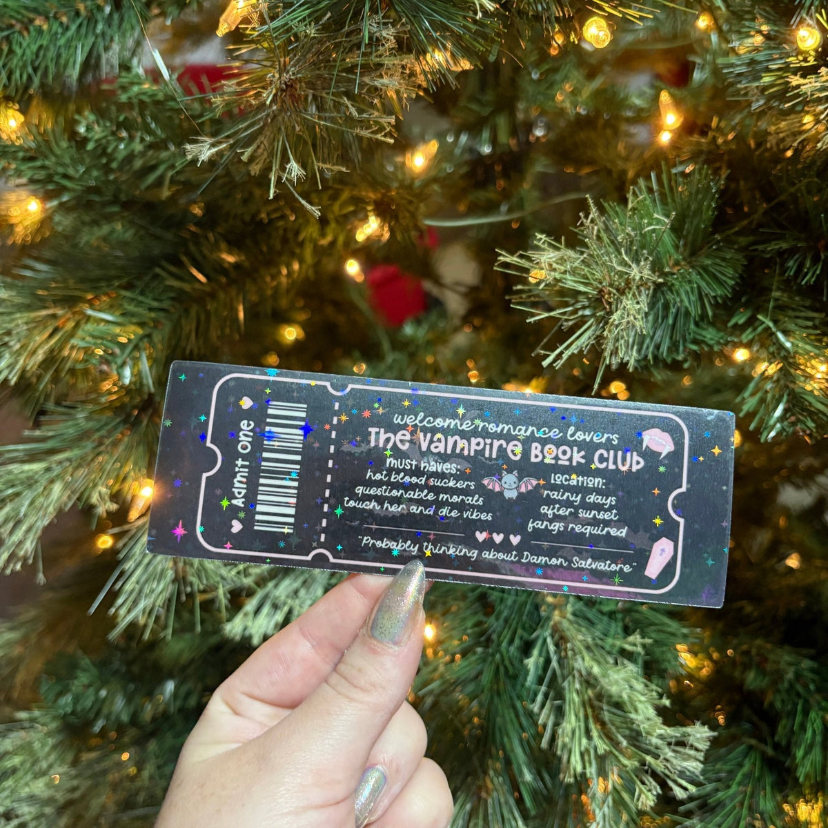 The Vampire Book Club Bookmark - Starry Skies Austin