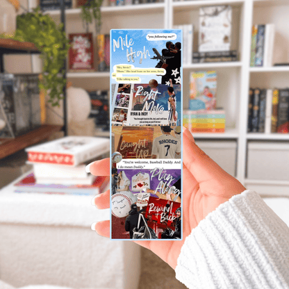 The Windy City Series Inspired Collage Bookmark - Starry Skies Austin