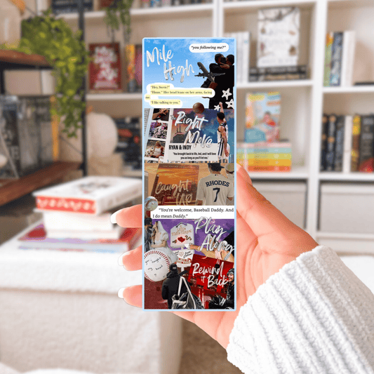 The Windy City Series Inspired Collage Bookmark - Starry Skies Austin