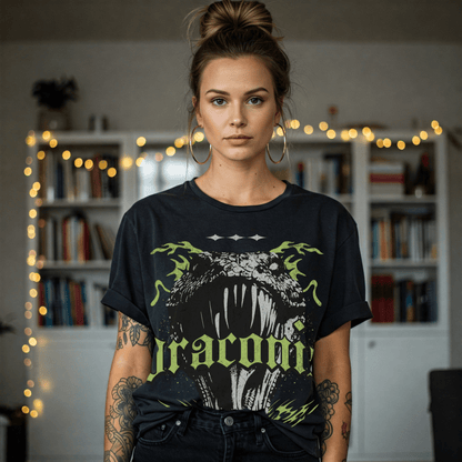 The Zodiac Basalisk Oversized Tee - Starry Skies Austin